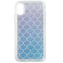 OtterBox Symmetry Series Hybrid Case Cover for iPhone XS / X - Clear/Blue Scales