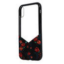Milk and Honey Suit Up Series Case for Apple iPhone Xs/X - Clear/Black/Roses