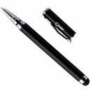 Key Stylus with Built-in Pen for Smartphones and Tablets - Black and Chrome