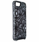 M-Edge Echo Series Hard Case Cover for iPhone 5/5s/SE - Black / White Flowers