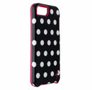 M-Edge Echo Series Case Cover for iPhone 5 5s SE - Blk Wht Polka Dot / Pink