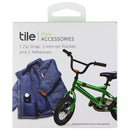 Tile Mate Accessories Pack with 1 Zip Strap, 1 Iron-on Pocket, and 2 Adhesives