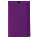 Verizon Hard Folio Case and Glass Screen Protector for Ellipsis 8 HD - Purple