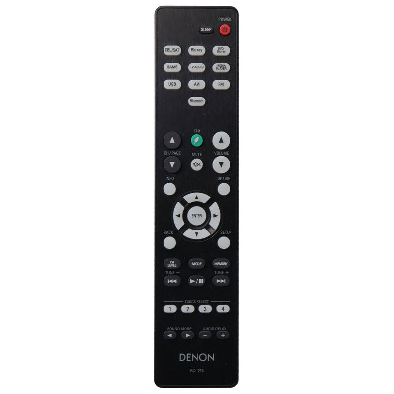Denon Remote (RC-1216) for Denon Bluetooth AV Receiver AVR-S530BT - Black