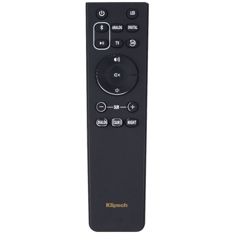 Klipsch OEM Soundbar Remote Control for Bar 48 - Black