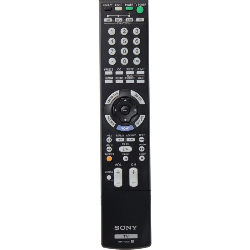 Sony Remote Control (RM-YD017) for Select Sony TVs - Black