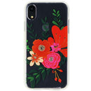 Platinum Hardshell case for Apple iPhone XR Smartphone - Clear Flora