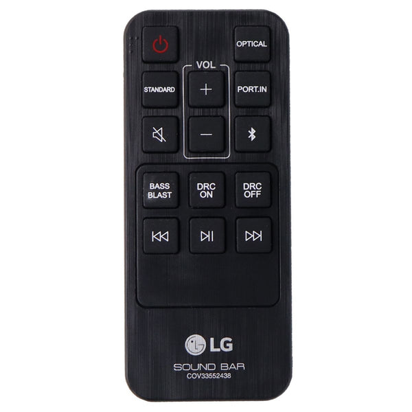 LG Remote Control (COV33552438) for Select LG Sound Bars - Black