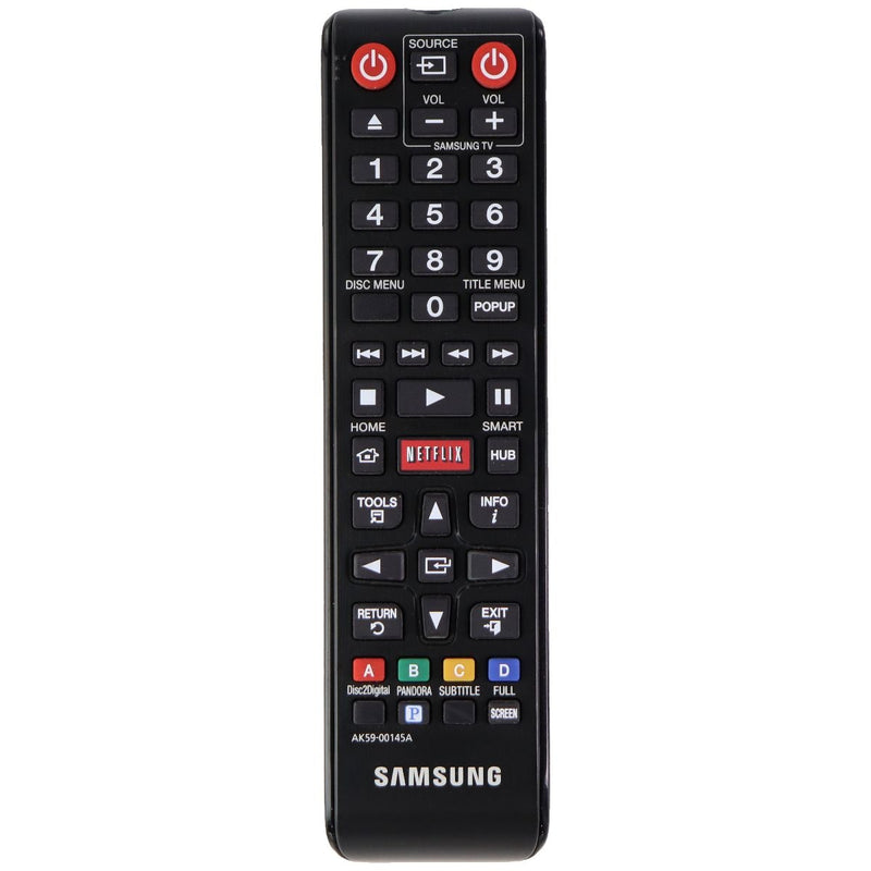 Samsung Remote Control (AK59-00145A) for Select Samsung Bluray Players - Black