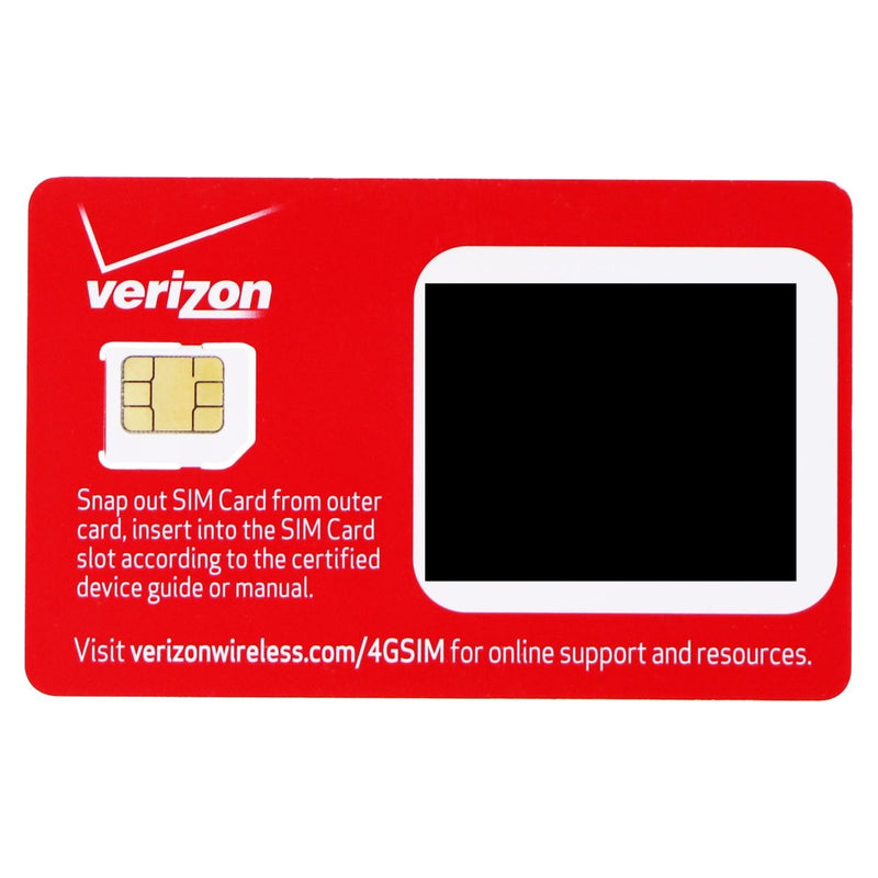 Verizon Wireless 4G LTE Micro SIM Card (BULKSIM-NFC-D)
