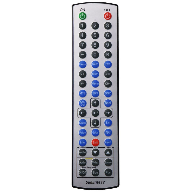 SunBrite Remote Control (UFI8MOGA) for SunBrite TVs - Silver/Black