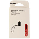 Verizon (MICROTOTYPEC)  USB-C Adapter for Micro USB- Black
