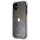 Kate Spade Defensive Hardshell Case for iPhone 11 - Clear/White/Pin Dot Gems