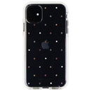 Kate Spade Defensive Hardshell Case for iPhone 11 - Clear/White/Pin Dot Gems