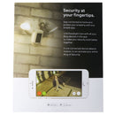 Ring Flood Light Cam Motion Activated Camera & Floodlight with Speaker - White