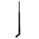 Bendable WiFi Replacement Antenna with SMA Male Connection - Black - 9.5 inch