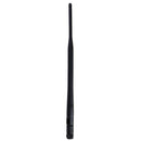 Bendable WiFi Replacement Antenna with SMA Male Connection - Black - 9.5 inch