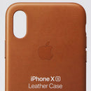 Apple Leather Case MRWP2ZM/A for iPhone Xs - Saddle Brown