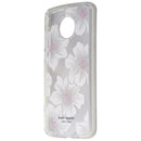 Kate Spade New York Defensive Hardshell Case for Moto Z4 - Hollyhock Floral