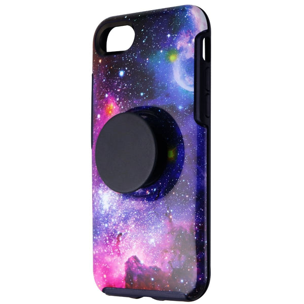 Otter + Pop Symmetry Case for Apple iPhone SE (2nd Gen) / 8 & 7 - Blue Nebula