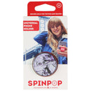 SpinPop Grip, Kickstand, Organizer Novelty Holder - Gray/Purple Marble