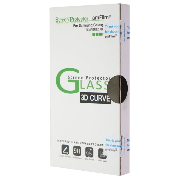 amFilm Glass Screen Protector for Samsung Galaxy S9, 3D Curved Tempered Glass.