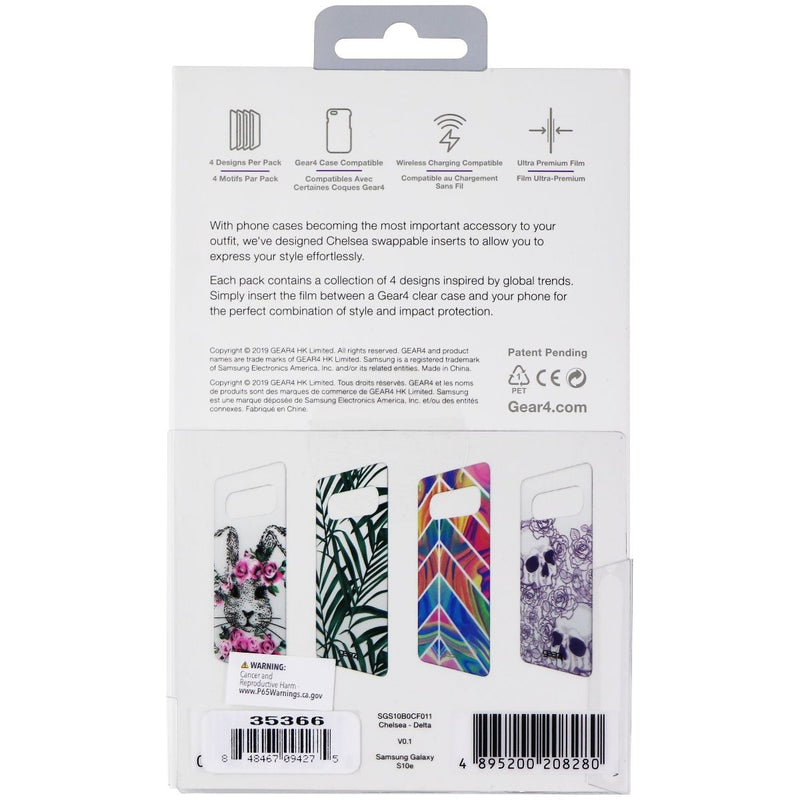 ZAGG Swappable Inserts for Samsung Galaxy S10e Chelsea Cases - Delta Edition