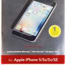 ZAGG InvisibleShield Tempered Glass for iPhone SE/5s/5c/5 - Full Screen Coverage