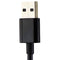 Verizon 6-ft Charging Cable With Built-in LED Light for Micro-USB Devices -Black