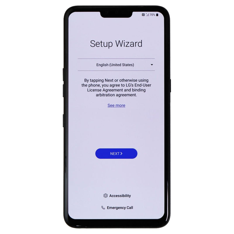 LG V50 ThinQ Smartphone (LM-V450) Verizon Only - 128GB / Aurora Black