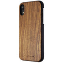 Platinum Wood Case for Apple iPhone XR Smartphones - Walnut Wood/Brown