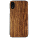 Platinum Wood Case for Apple iPhone XR Smartphones - Walnut Wood/Brown