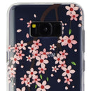 Flavr Flexbile Slim Case for Samsung Galaxy (S8+) - Clear/Pink Blossom Flowers