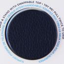 PopSockets PopGrip Premium Swappable Phone Grip & Stand - Navy Vegan Leather