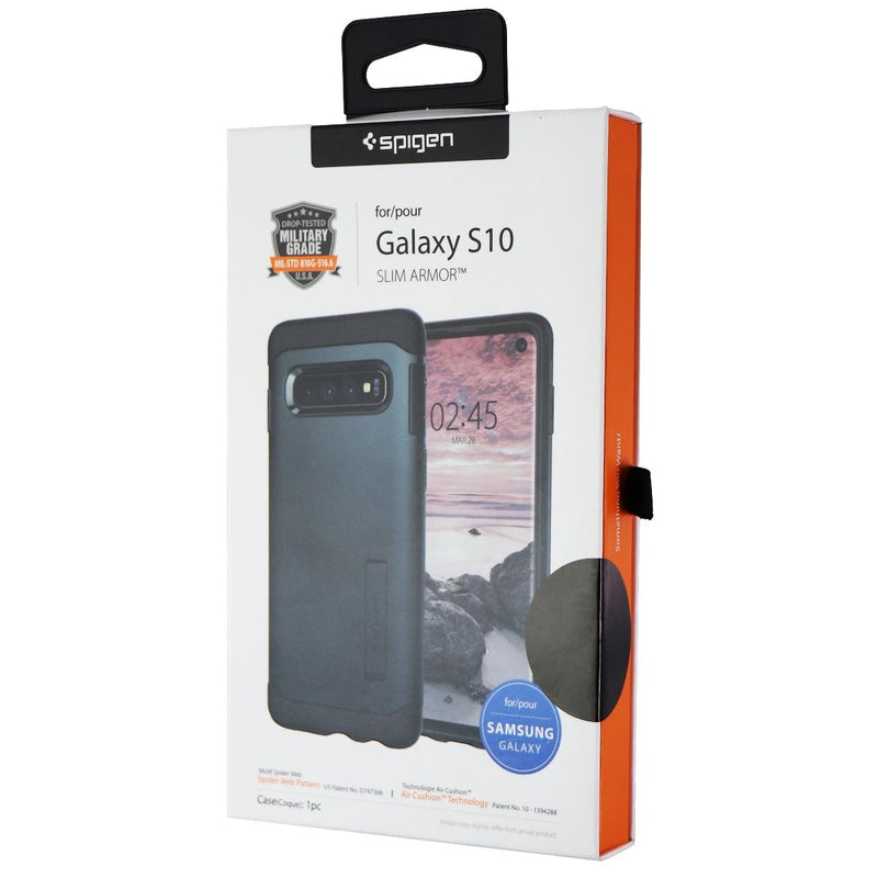 Spigen Slim Armor Series Dual Layer Case for Samsung Galaxy S10 - Metal Slate