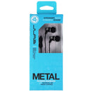 JLab Metal Rugged Earbud Headphones with In-Line Microphone - Black