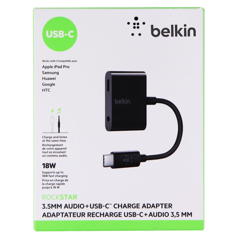 Belkin (F7U080BTBLK)  3.5mm Audio Adapter for USB-C Devices - Black