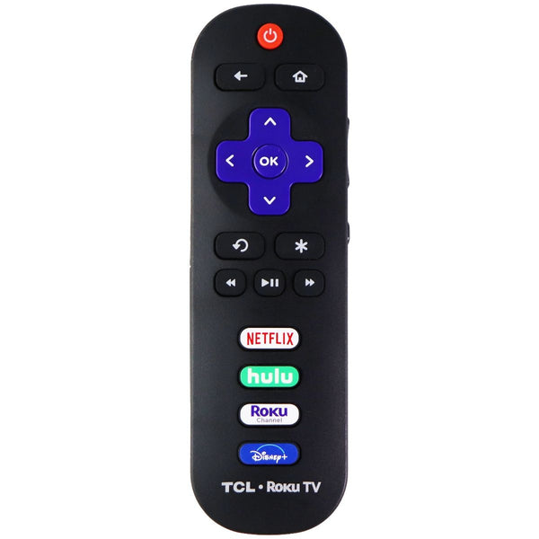 TCL Remote Control (TCLRMTSC201) w/ Netflix/Hulu/Disney+ Keys for TVs - Black
