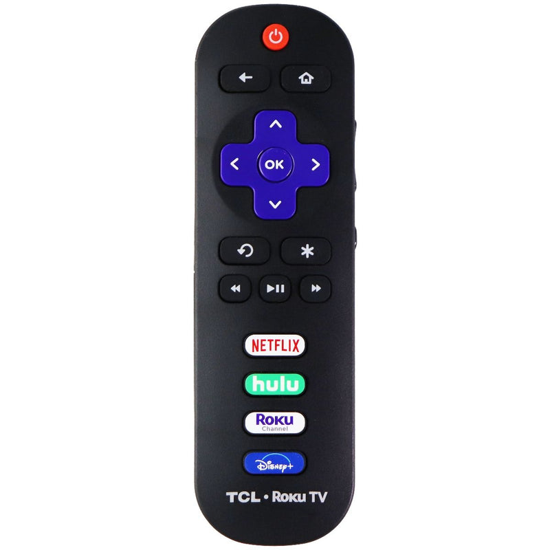 TCL Remote Control (TCLRMTSC201) w/ Netflix/Hulu/Disney+ Keys for TVs - Black