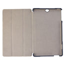 Verizon Folio Case and Tempered Glass Display Protector for Ellipsis 8 HD -Blue