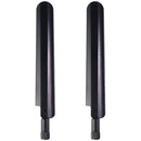 Adjustable 5-inch Router Antenna - Black (Pack of 2)