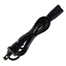 US 2 Prong (2.5-foot) 110-240V Power Supply AC Cable - Black