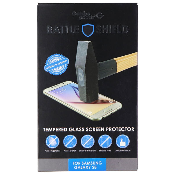 Gabba Goods Battle Shield Tempered Glass for Samsung Galaxy S8 - Clear