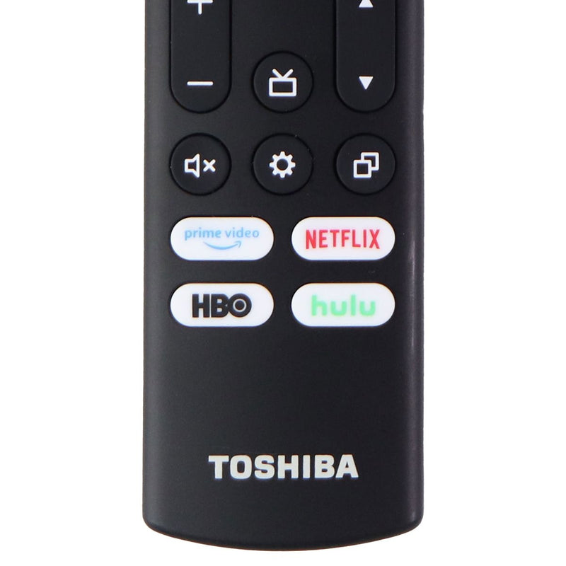 Toshiba Remote Control (CT-RC1US-21) with PrimeVideo/Netflix/HBO/Hulu - Black