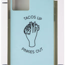 Carson & Quinn Hybrid Case for iPhone 11/XR - Tacos Up Pinkies Out/Blue