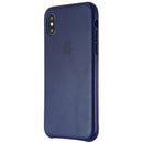Apple Leather Case for iPhone Xs Smartphone - Midnight Blue (MRWN2ZM/A)