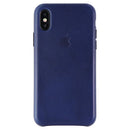 Apple Leather Case for iPhone Xs Smartphone - Midnight Blue (MRWN2ZM/A)