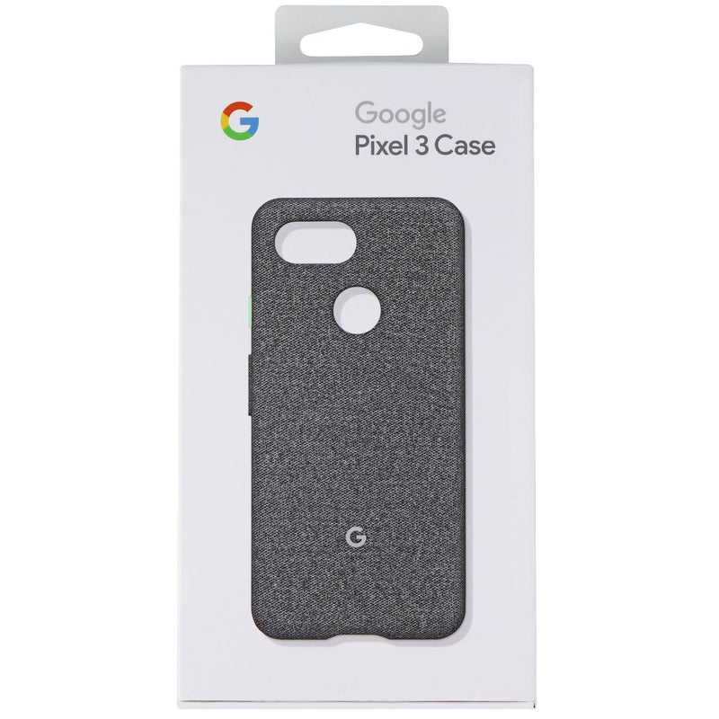 Google Fabric Case Cell Phone Case for Pixel 3 - Fog Fabric - Gray