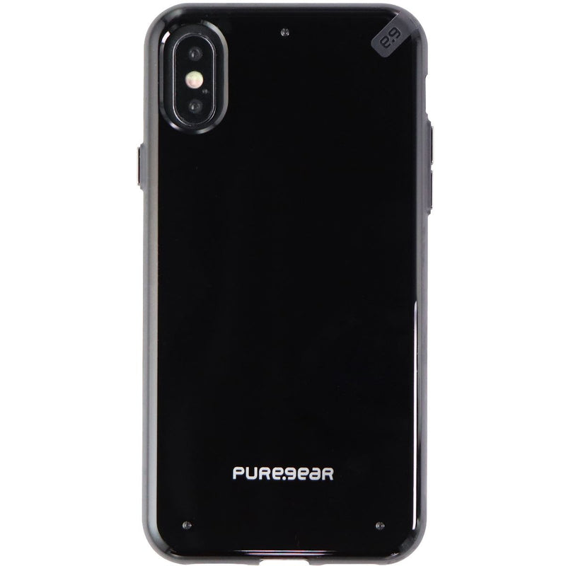 PureGear Slim Shell Series Protective Case Cover for Apple iPhone X - Black