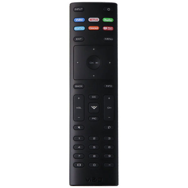 Vizio Remote (XRT136) with Hulu/Xumo/Crackle for Select Vizio TVS - Black